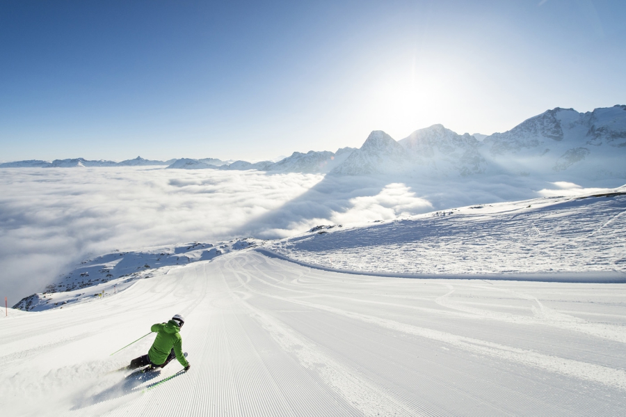 Wintersport Corvatsch Furtschellas